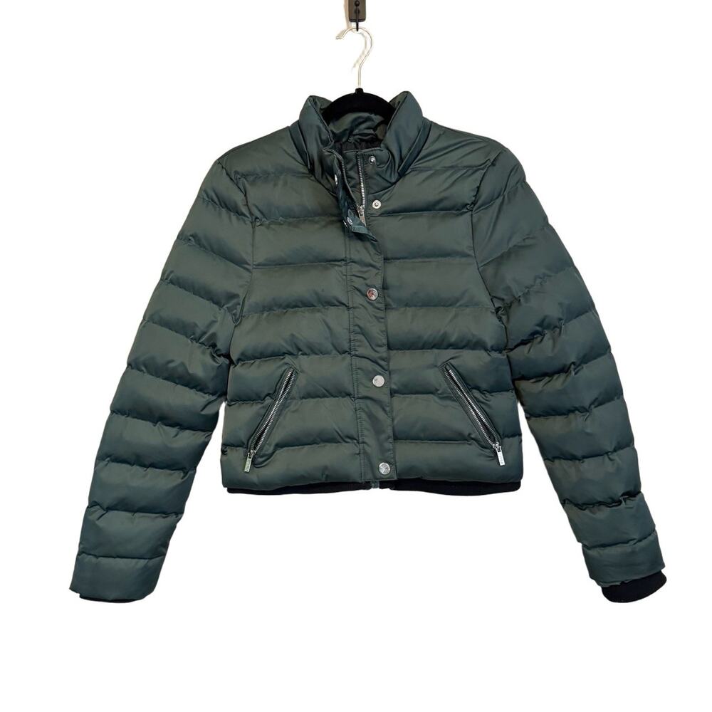 NUX Puffer Quilted Jacket Green Medium